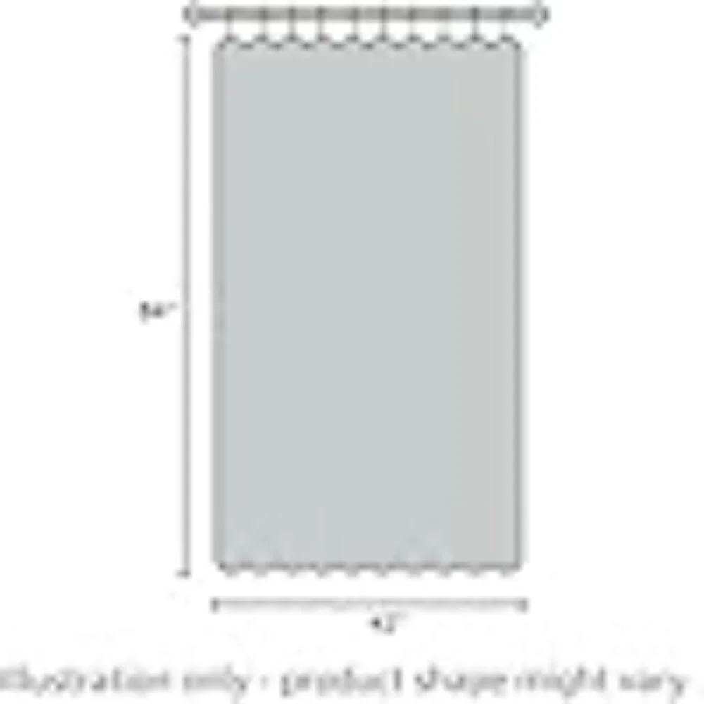 SXZJTEX Blue & White Striped Cafe Curtains | 84